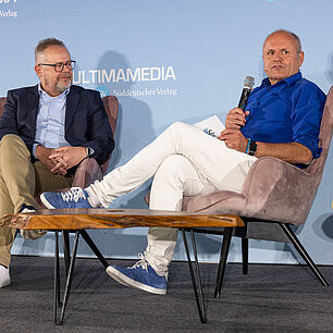 Impressionen CMxC 2025 - Talk mit Michael Pohl und HP Kleebinder