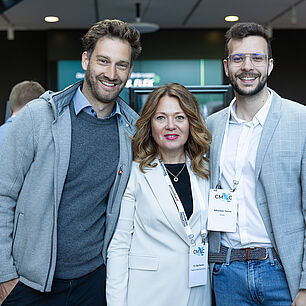 Impressionen CMXC 2025 - Gäste (Dr. Olga Nevska, mitte, Sebastian Tanzer, rechts)